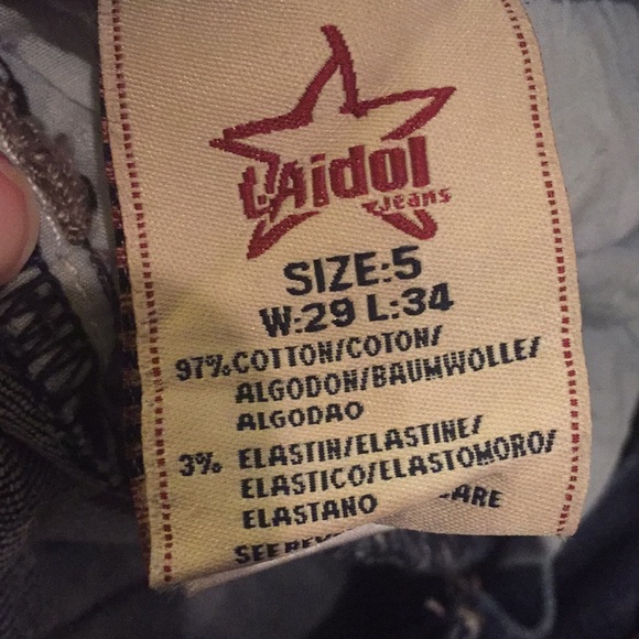LA Idol jeans size 5 bootcut. - Picture 4 of 4